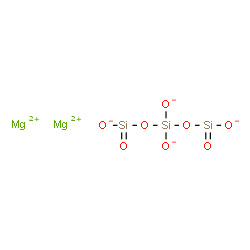 ChemSpider 2D Image | dimagnesium [dioxido-[oxido(oxo)-$l^{5}-silanyl]oxy-silyl]oxy-oxido-oxo-$l^{5}-silane | H2Mg2O8Si3
