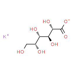 ChemSpider 2D Image | D-Talonic acid potassium salt | C6H11KO7