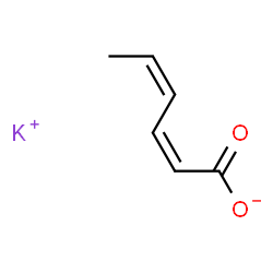 ChemSpider 2D Image | Potassium (2Z,4Z)-2,4-hexadienoate | C6H7KO2