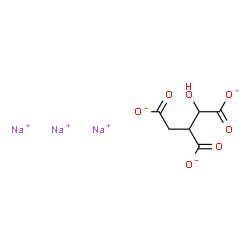 ChemSpider 2D Image | Trisodium 3-carboxylato-2,3-dideoxypentarate | C6H5Na3O7