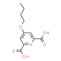 ChemSpider 2D Image | 4-Butoxy-2,6-pyridinedicarboxylic acid | C11H13NO5