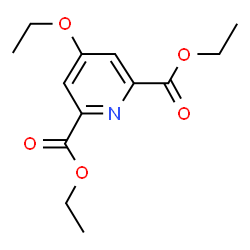 ChemSpider 2D Image | Diethyl-4-ethoxy-2,6-pyridindicarboxylat | C13H17NO5