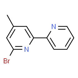 ChemSpider 2D Image | 6-Brom-4-methyl-2,2'-bipyridin | C11H9BrN2