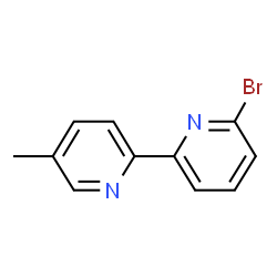 ChemSpider 2D Image | 6'-Brom-5-methyl-2,2'-bipyridin | C11H9BrN2