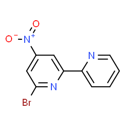 ChemSpider 2D Image | 6-Brom-4-nitro-2,2'-bipyridin | C10H6BrN3O2