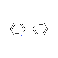 ChemSpider 2D Image | 5,5'-Diiod-2,2'-bipyridin | C10H6I2N2