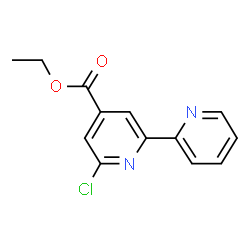 ChemSpider 2D Image | Ethyl-6-chlor-2,2'-bipyridin-4-carboxylat | C13H11ClN2O2