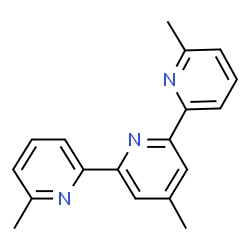 ChemSpider 2D Image | 4',6,6''-Trimethyl-2,2':6',2''-terpyridin | C18H17N3