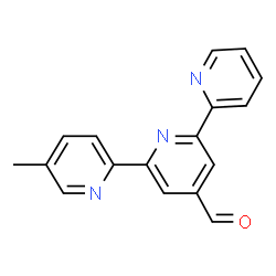 ChemSpider 2D Image | 5-Methyl-2,2':6',2''-terpyridin-4'-carbaldehyd | C17H13N3O