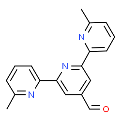 ChemSpider 2D Image | 6,6''-Dimethyl-2,2':6',2''-terpyridin-4'-carbaldehyd | C18H15N3O