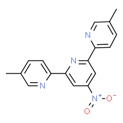 ChemSpider 2D Image | 5,5''-Dimethyl-4'-nitro-2,2':6',2''-terpyridin | C17H14N4O2
