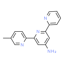 ChemSpider 2D Image | 5-Methyl-2,2':6',2''-terpyridin-4'-amin | C16H14N4
