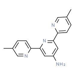 ChemSpider 2D Image | 5,5''-Dimethyl-2,2':6',2''-terpyridin-4'-amin | C17H16N4