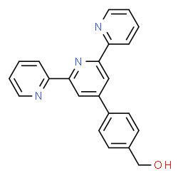 ChemSpider 2D Image | [4-(2,2':6',2''-Terpyridin-4'-yl)phenyl]methanol | C22H17N3O
