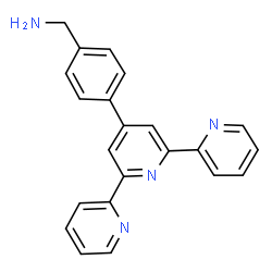 ChemSpider 2D Image | 1-[4-(2,2':6',2''-Terpyridin-4'-yl)phenyl]methanamin | C22H18N4