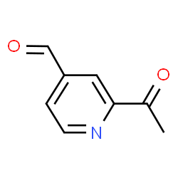 ChemSpider 2D Image | 2-Acetylisonicotinaldehyd | C8H7NO2