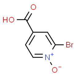 ChemSpider 2D Image | 2-Bromisonicotinsäure-1-oxid | C6H4BrNO3