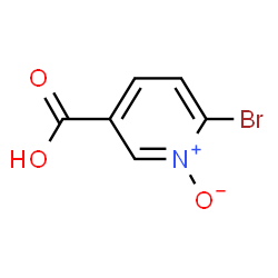 ChemSpider 2D Image | 6-Bromnicotinsäure-1-oxid | C6H4BrNO3