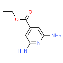ChemSpider 2D Image | Ethyl-2,6-diaminoisonicotinat | C8H11N3O2