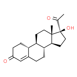 ChemSpider 2D Image | (17beta)-17-Acetyl-17-hydroxyestr-4-en-3-one | C20H28O3