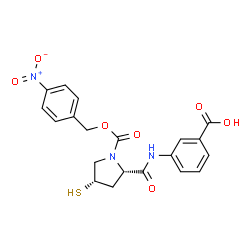 ChemSpider 2D Image | Ertapenem Side Chain Enantiomer 1 | C20H19N3O7S