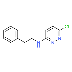 ChemSpider 2D Image | 6-chloro-N-phenethylpyridazin-3-amine | C12H12ClN3