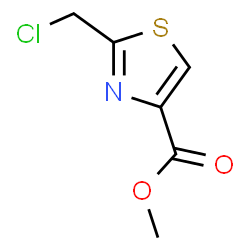 ChemSpider 2D Image | Methyl 2-(chloromethyl)thiazole-4-carboxylate | C6H6ClNO2S