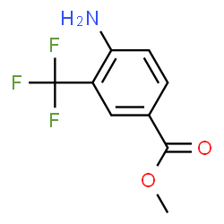 ChemSpider 2D Image | Methyl 4-amino-3-(trifluoromethyl)benzoate | C9H8F3NO2