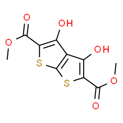 ChemSpider 2D Image | Dimethyl 3,4-dihydroxythieno[2,3-b]thiophene-2,5-dicarboxylate | C10H8O6S2