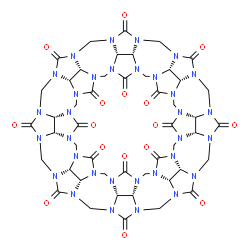 ChemSpider 2D Image | cucurbit[8]uril | C48H48N32O16
