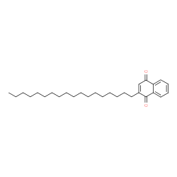 ChemSpider 2D Image | 2-Octadecyl-1,4-naphthoquinone | C28H42O2