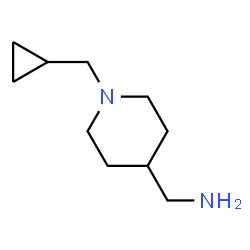 ChemSpider 2D Image | 1-[1-(Cyclopropylmethyl)-4-piperidinyl]methanamine | C10H20N2
