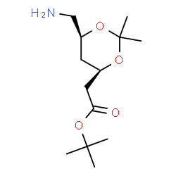ChemSpider 2D Image | tert-Butyl 6-amino-2,4,6-trideoxy-3,5-O-isopropylidene-D-erythro-hexonate | C13H25NO4