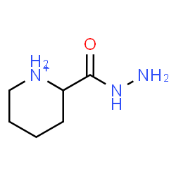 ChemSpider 2D Image | 2-(Hydrazinocarbonyl)piperidinium | C6H14N3O