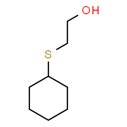 ChemSpider 2D Image | 2-(Cyclohexylthio)ethanol | C8H16OS