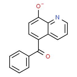 ChemSpider 2D Image | 5-Benzoyl-8-quinolinolate | C16H10NO2