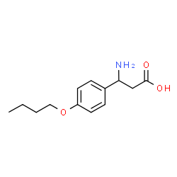 ChemSpider 2D Image | 3-(4-BUTOXYPHENYL)-β-ALANINE | C13H19NO3