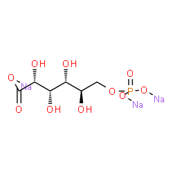 ChemSpider 2D Image | Trisodium 6-O-phosphonato-D-gluconate | C6H10Na3O10P
