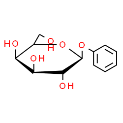 ChemSpider 2D Image | Phenyl beta-D-galactopyranoside | C12H16O6