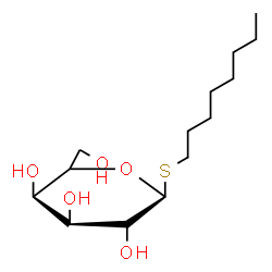 ChemSpider 2D Image | Octyl 1-thio-beta-D-galactopyranoside | C14H28O5S