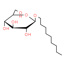 ChemSpider 2D Image | Nonyl beta-D-glucopyranoside | C15H30O6