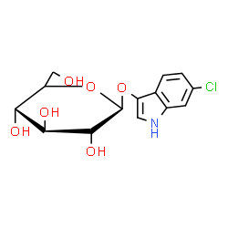 ChemSpider 2D Image | 6-Chloro-1H-indol-3-yl beta-D-glucopyranoside | C14H16ClNO6