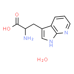 ChemSpider 2D Image | DL-7-Azatryptophan hydrate | C10H13N3O3