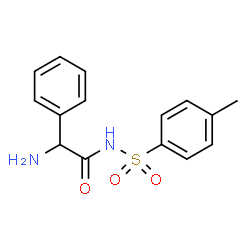 ChemSpider 2D Image | 2-Amino-N-[(4-methylphenyl)sulfonyl]-2-phenylacetamide | C15H16N2O3S