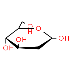 ChemSpider 2D Image | 2-Deoxy-D-arabino-hexopyranose | C6H12O5