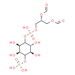 ChemSpider 2D Image | phosphatidylinositol 4-phosphate | C11H20O16P2