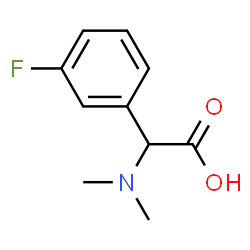 ChemSpider 2D Image | (Dimethylamino)(3-fluorophenyl)acetic acid | C10H12FNO2