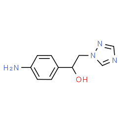 ChemSpider 2D Image | 1-(4-Aminophenyl)-2-(1H-1,2,4-triazol-1-yl)ethanol | C10H12N4O