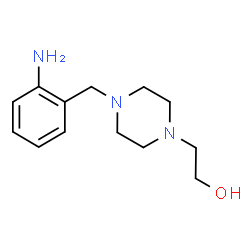 ChemSpider 2D Image | 2-[4-(2-Aminobenzyl)-1-piperazinyl]ethanol | C13H21N3O