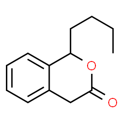ChemSpider 2D Image | 1-Butyl-1,4-dihydro-3H-isochromen-3-one | C13H16O2